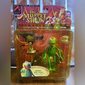 Jim Henson's The Muppets 25 Years Kermit the Frog Figure 2002 NRFP